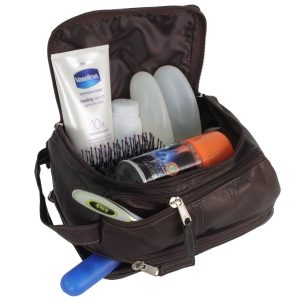 Alternative view of South Side Leather Travel Kit