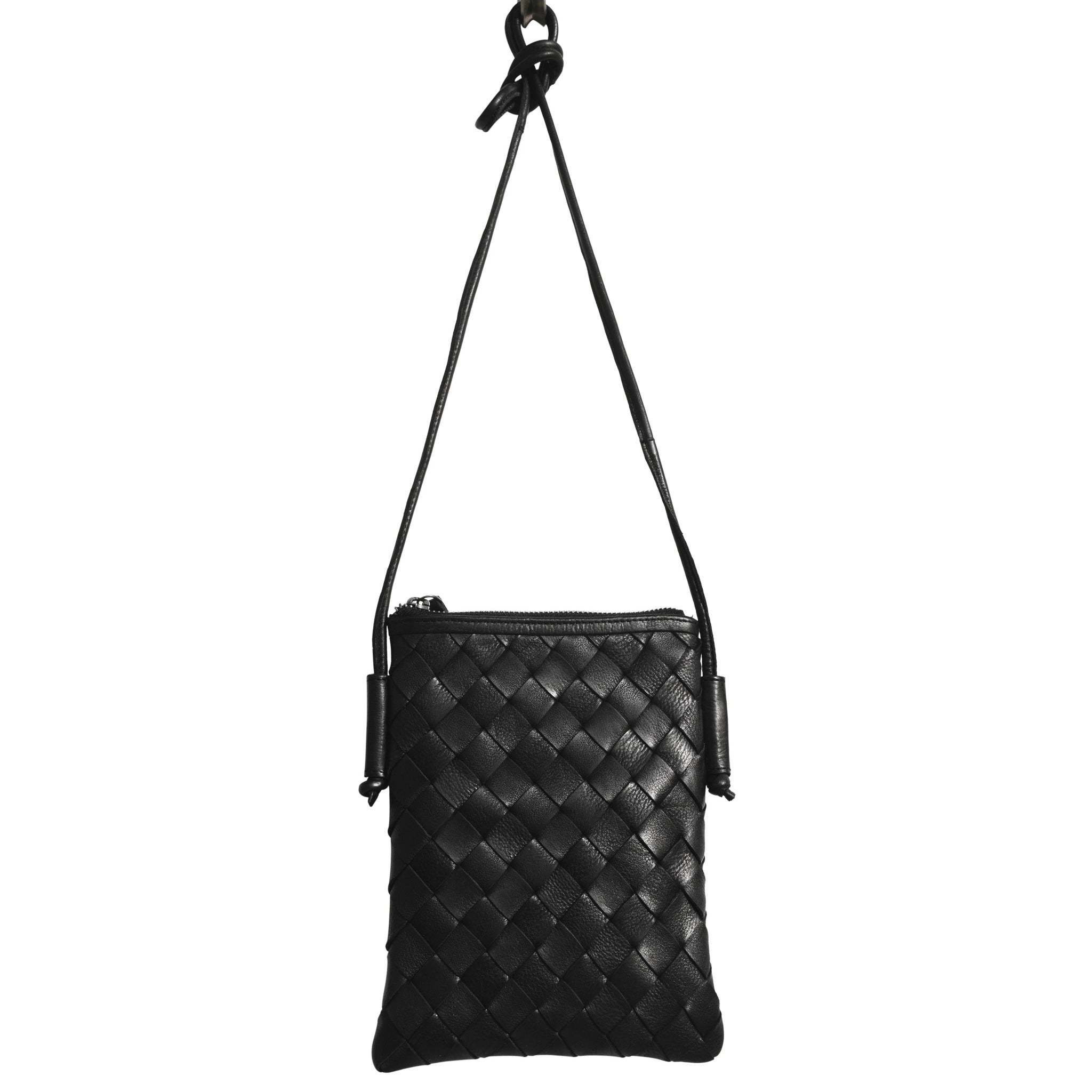Milly Leather Crossbody Bag - Image 7