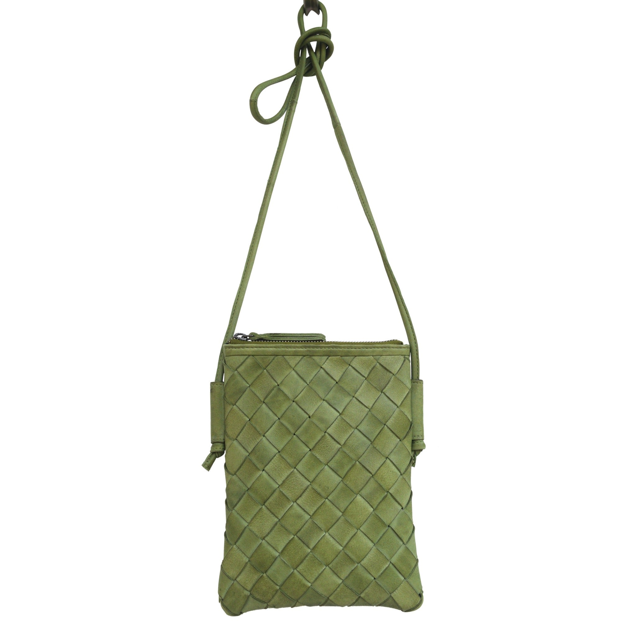 Milly Leather Crossbody Bag - Image 11