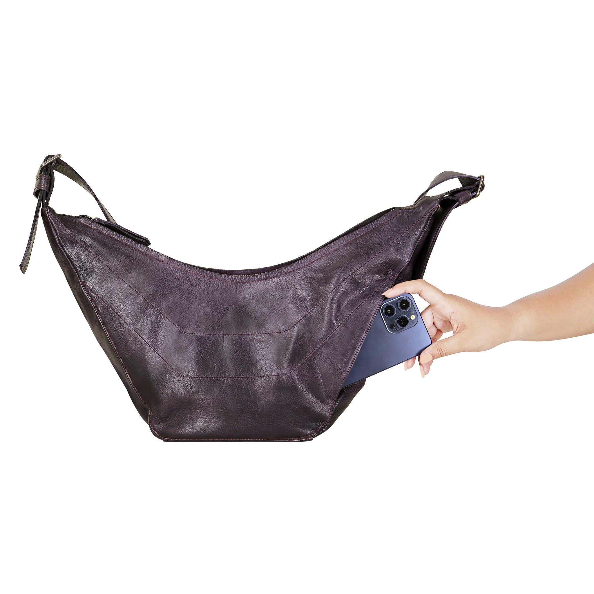 Boone Leather Sling Bag - Image 10