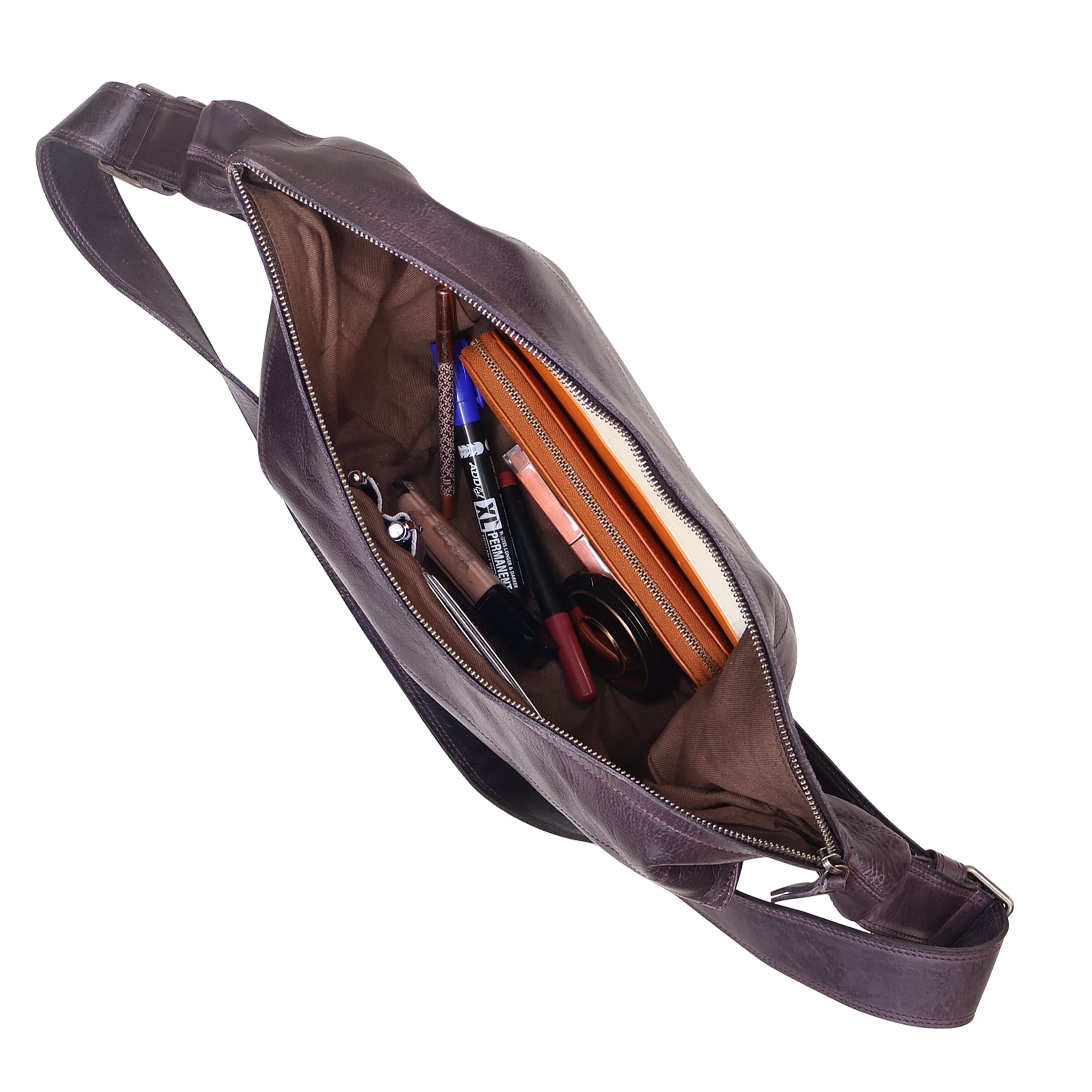 Boone Leather Sling Bag - Image 11