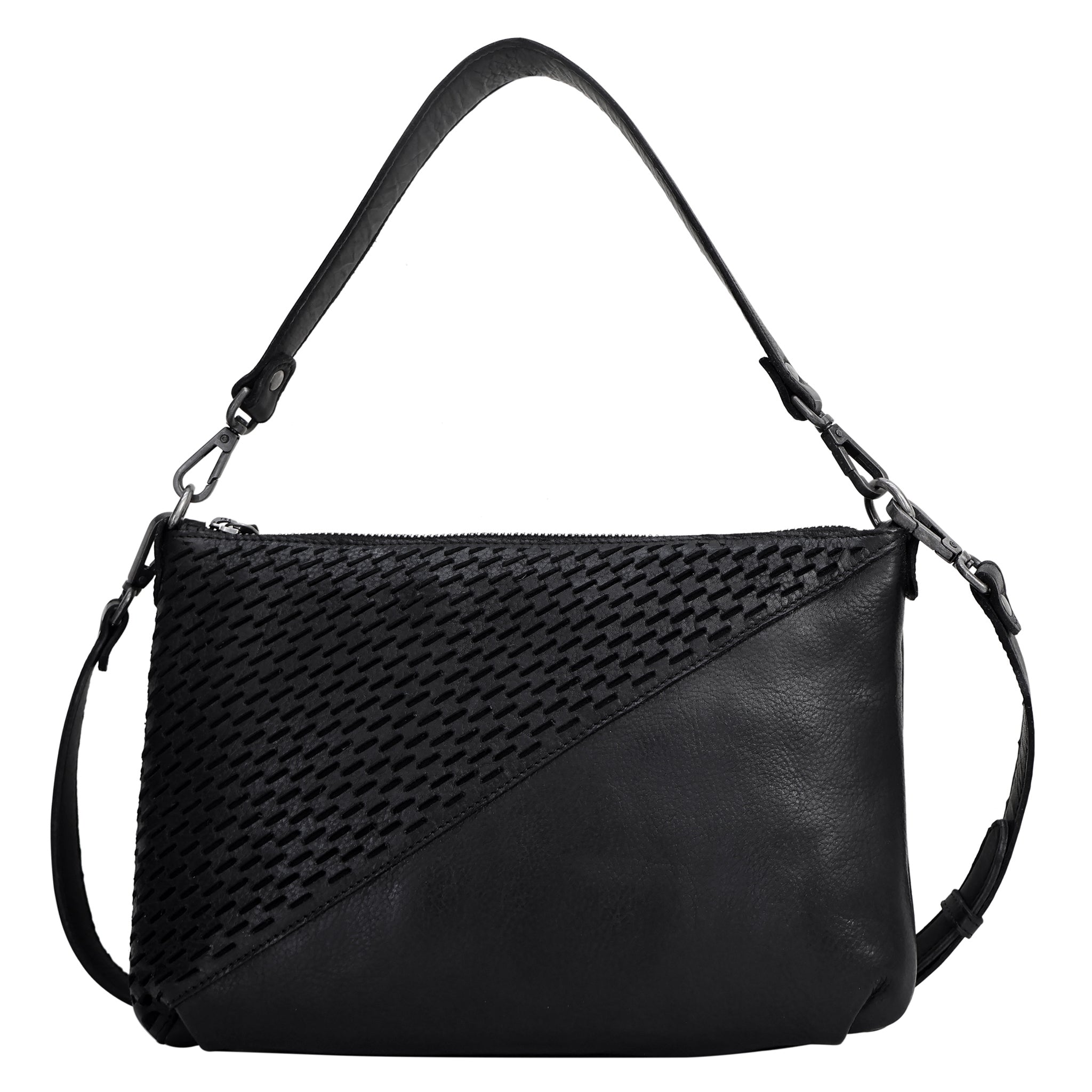 Stevie Laser Leather Crossbody Bag - Image 9