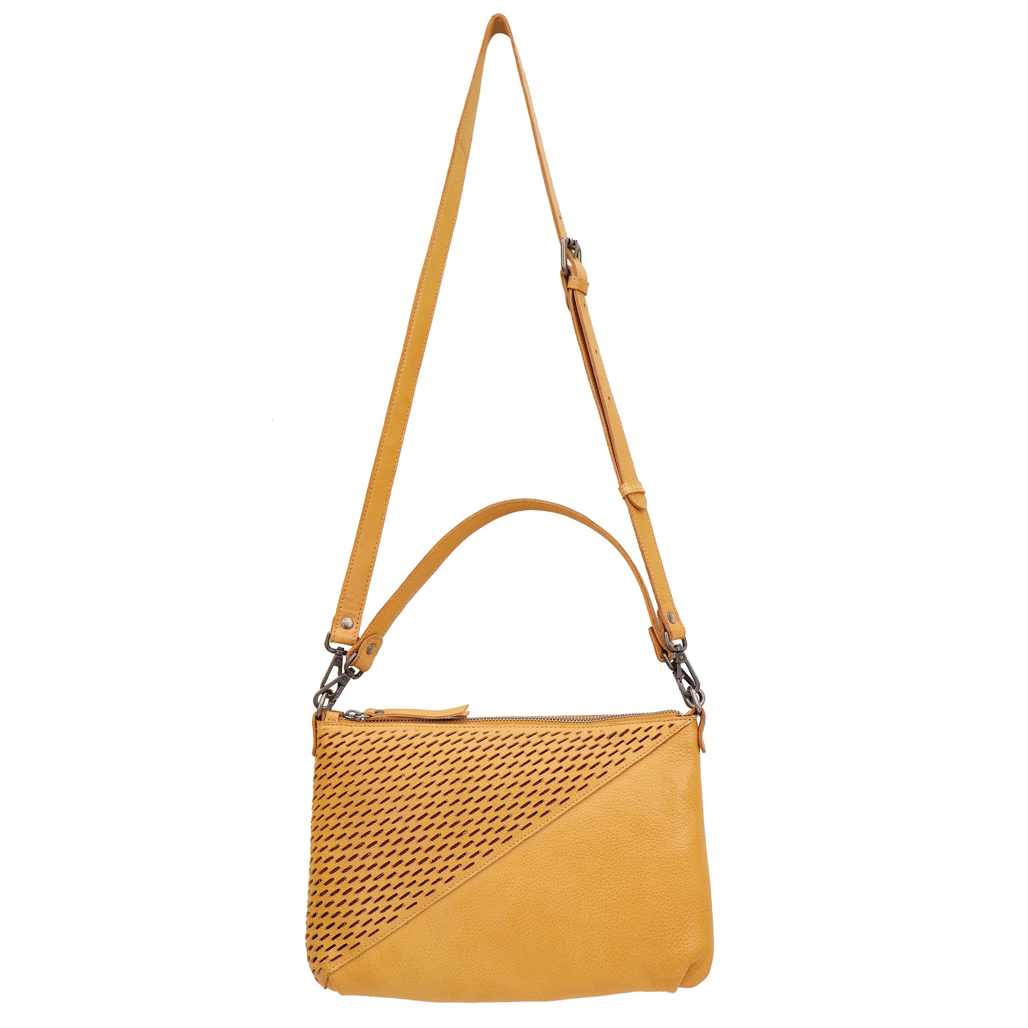 Stevie Laser Leather Crossbody Bag - Image 4
