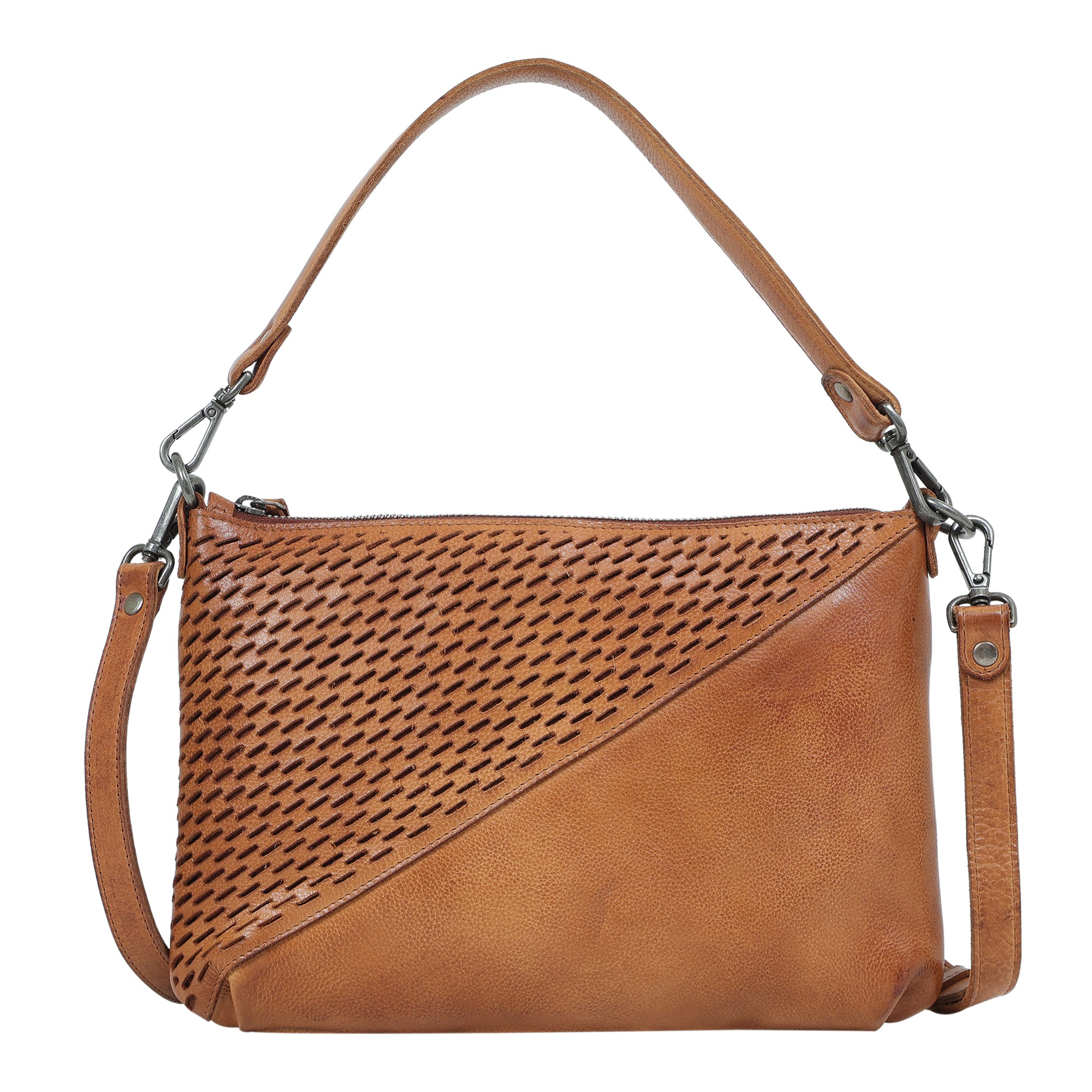 Stevie Laser Leather Crossbody Bag - Image 6
