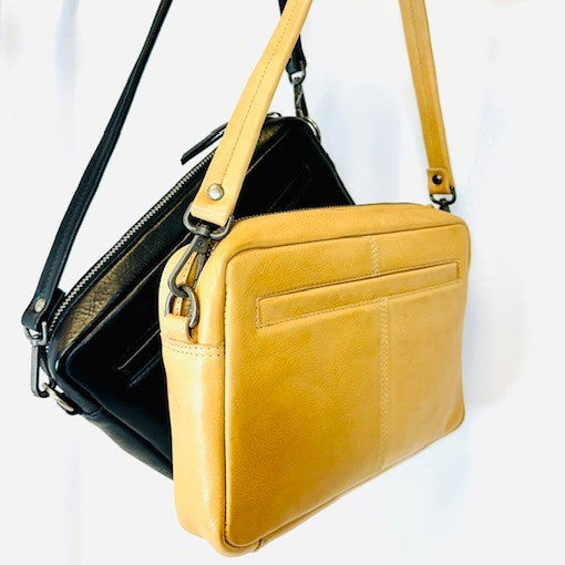 Draper Leather Crossbody Bag - Image 11