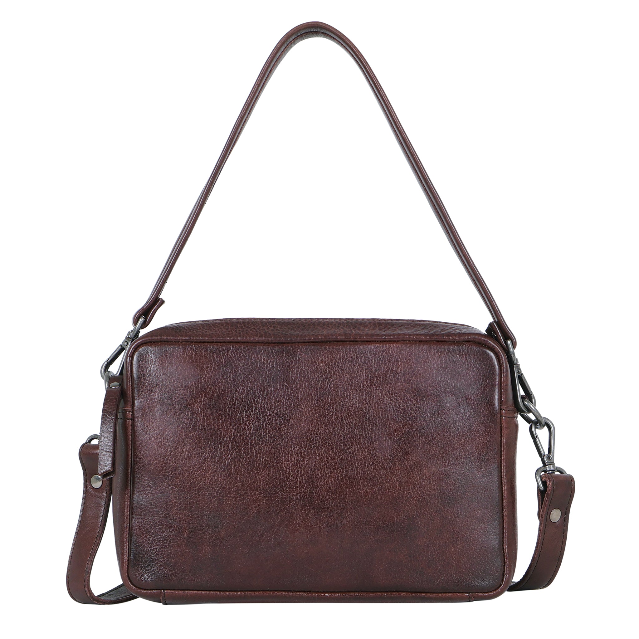 Draper Leather Crossbody Bag - Image 7