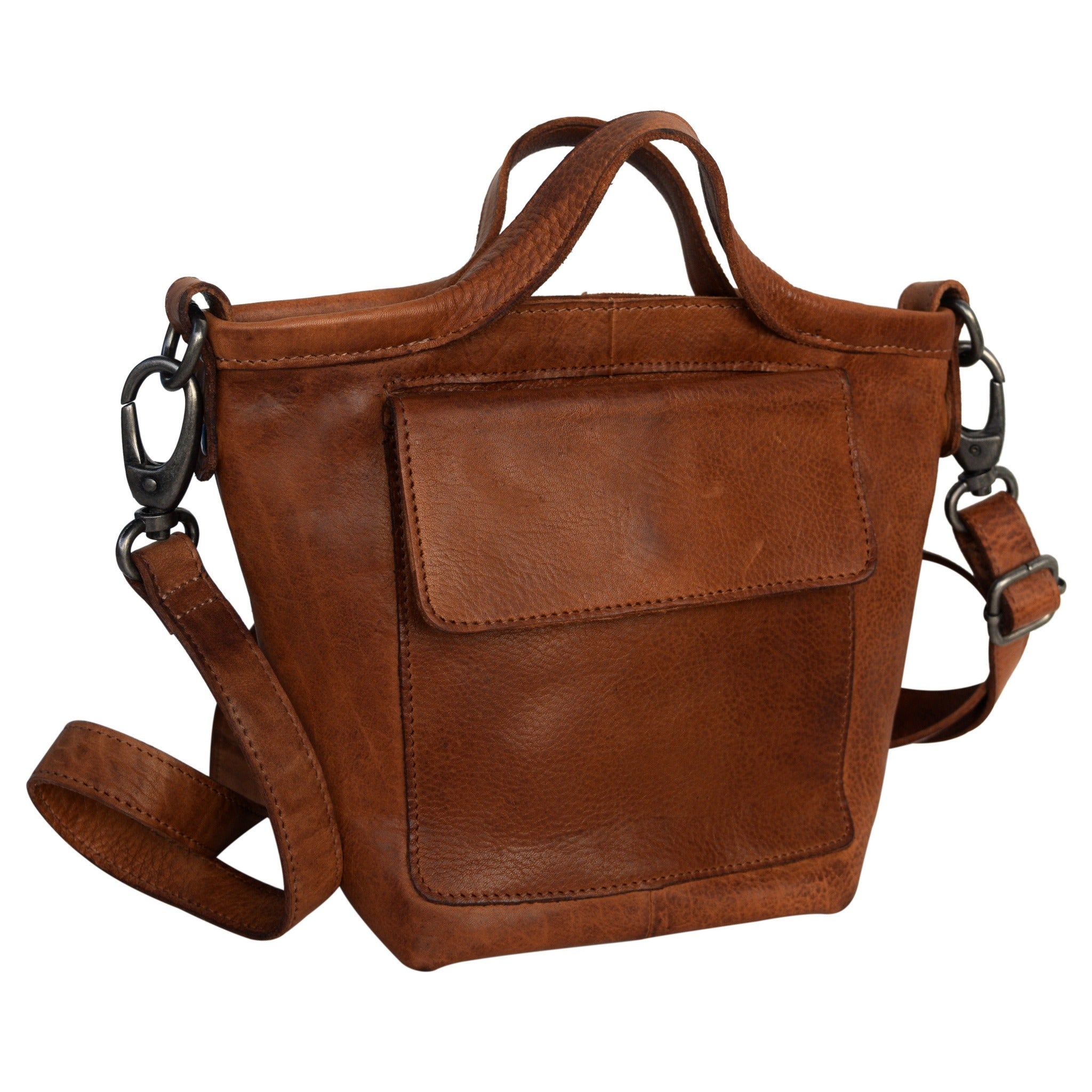 Mick Leather Crossbody Bag - Image 9