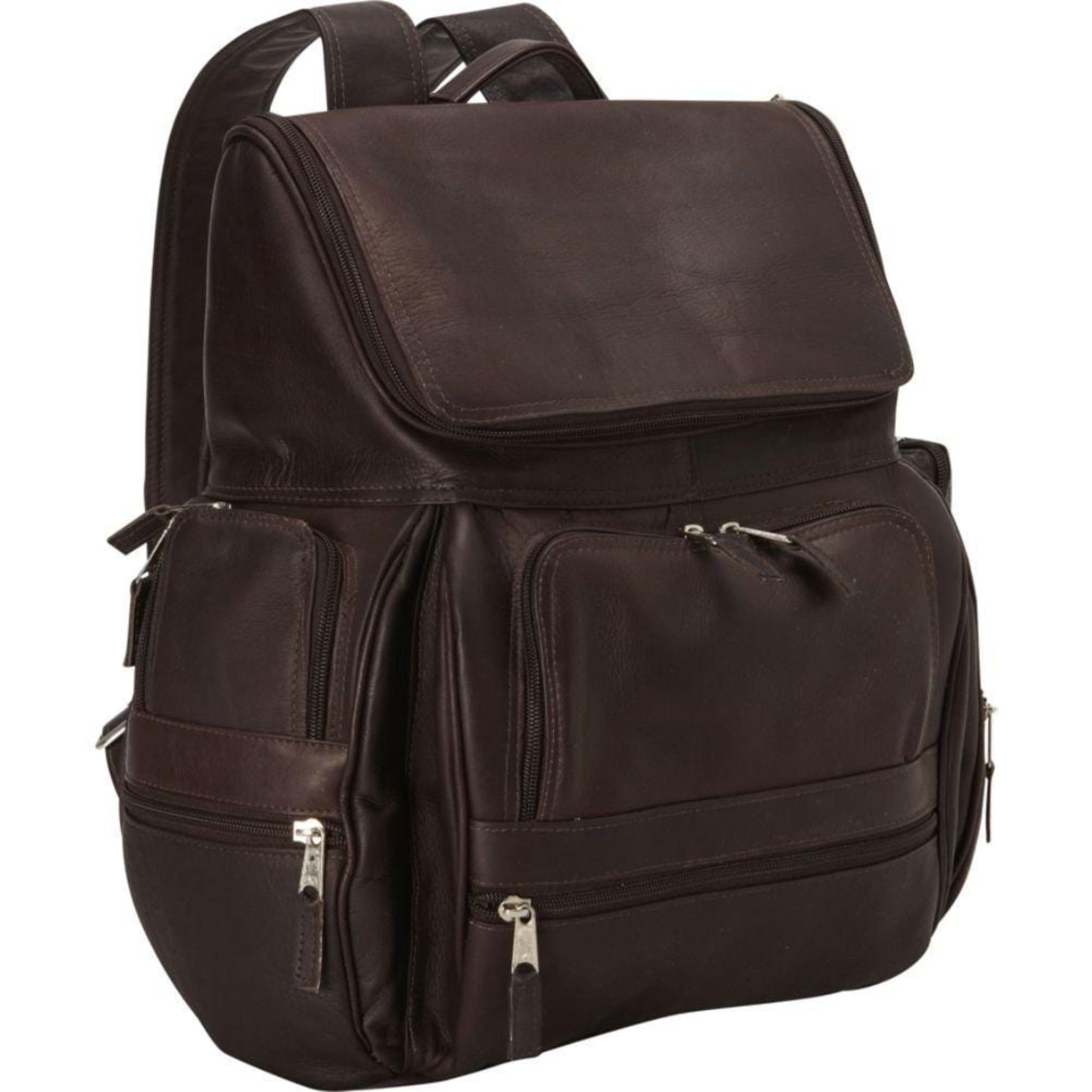 Explorer Leather Laptop Backpack - Image 7