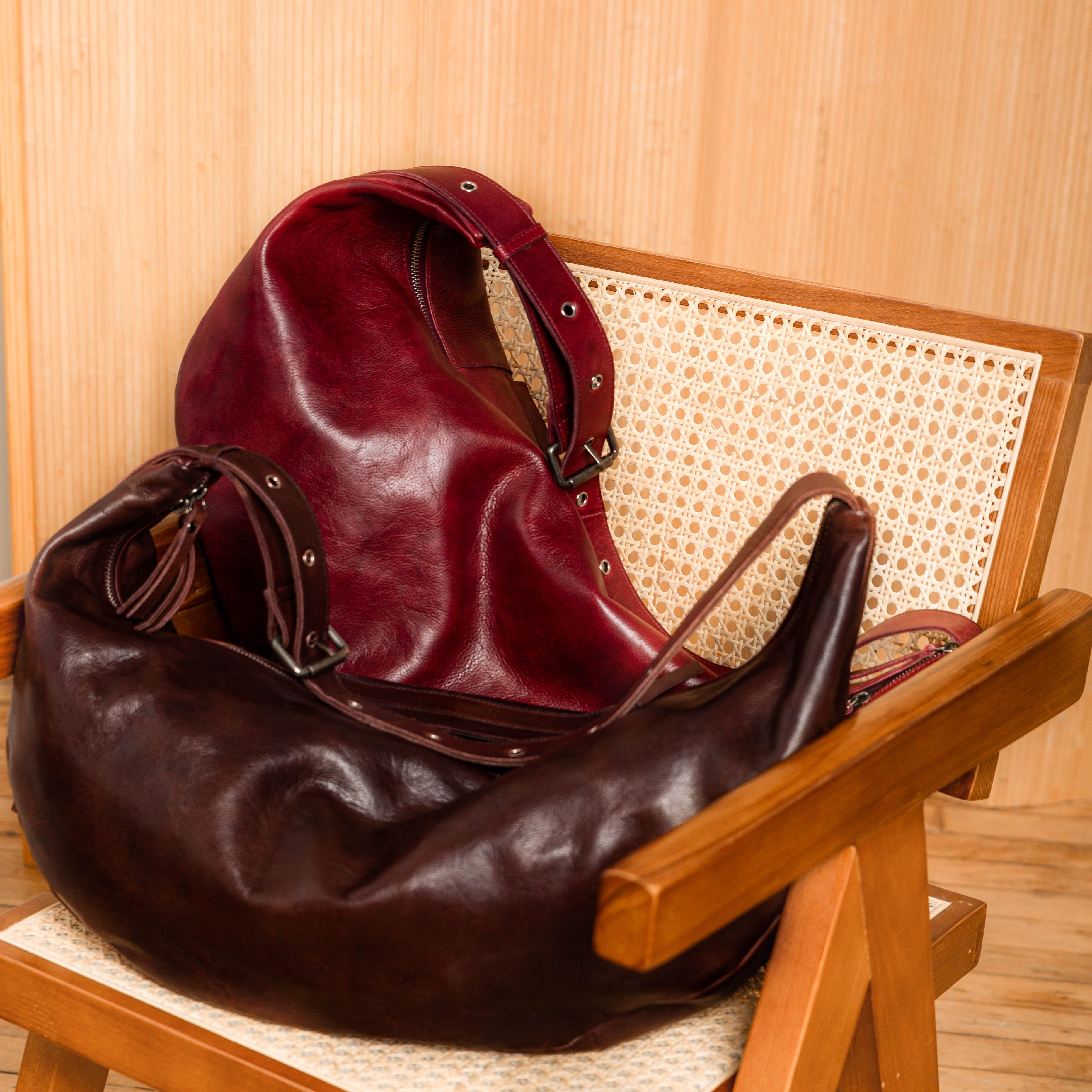 Cabo Oversized Leather Sling Bag - Image 16