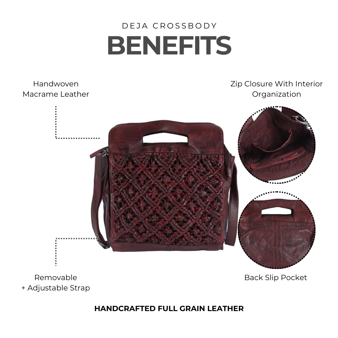 Deja Leather Crossbody Bag - Image 5