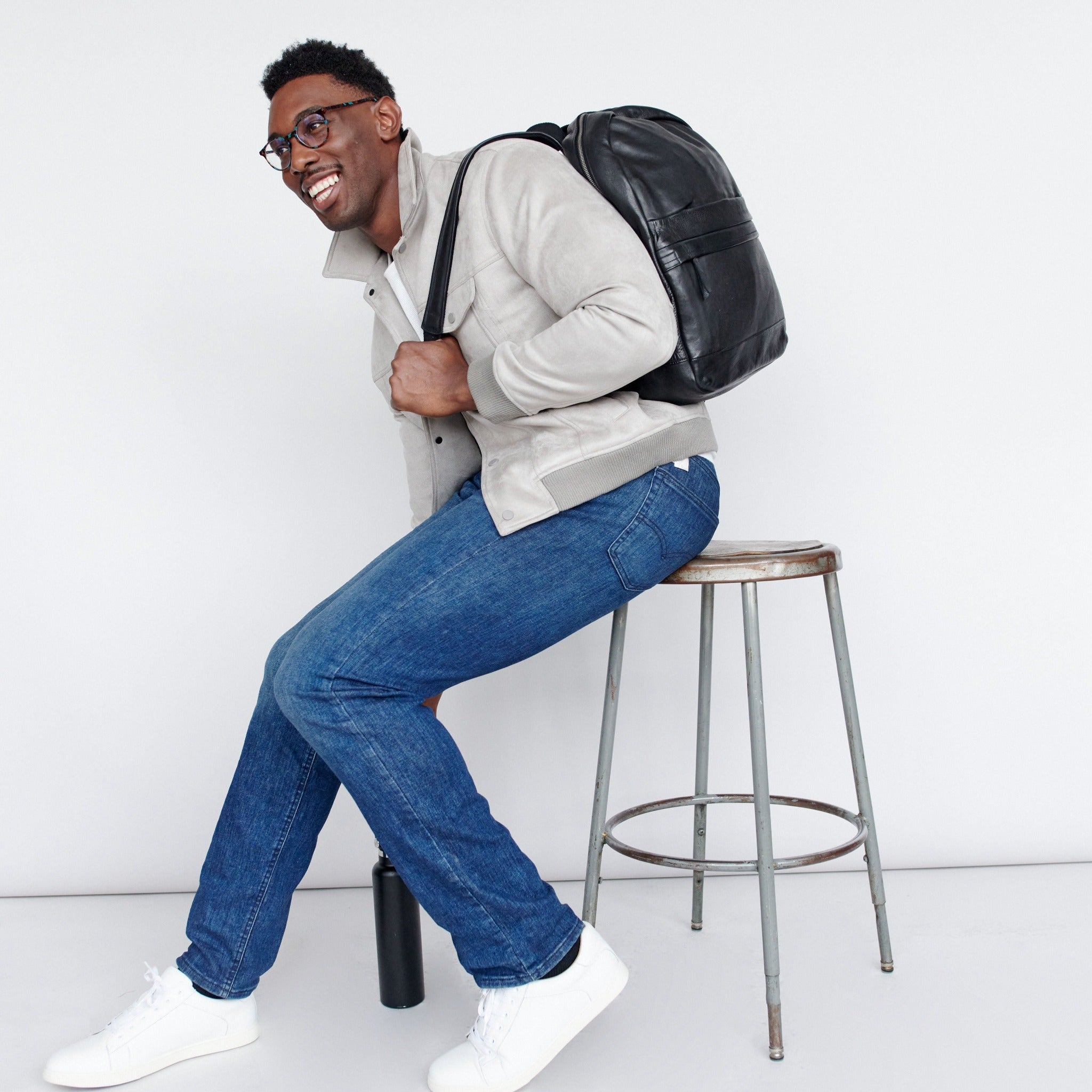 Sheldon Leather Backpack - Image 9