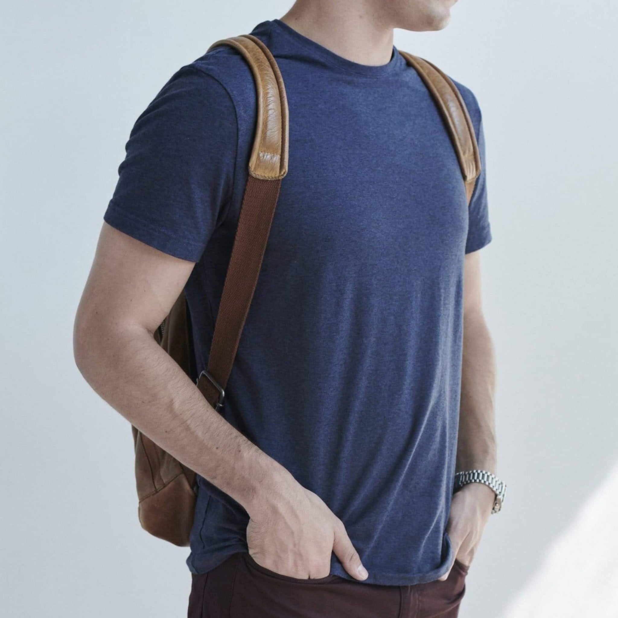 Sheldon Leather Backpack - Image 10