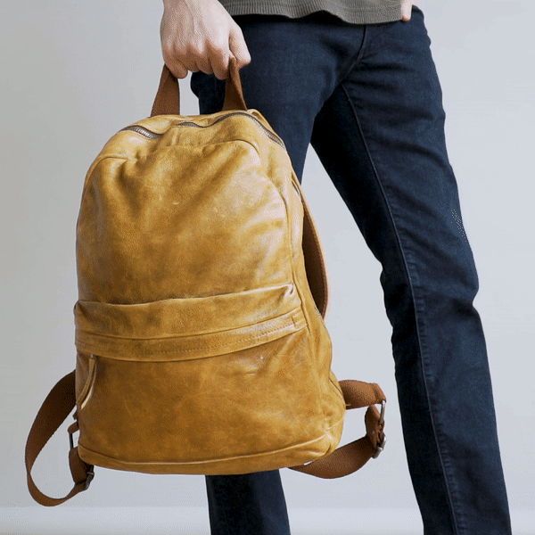 Sheldon Leather Backpack - Image 11