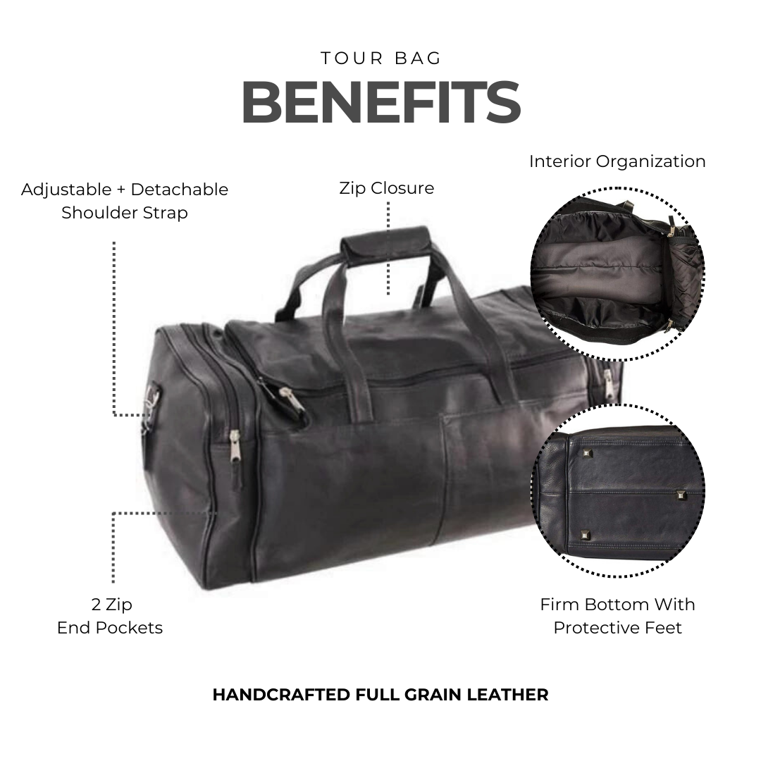 Tour Leather Bag - Image 5