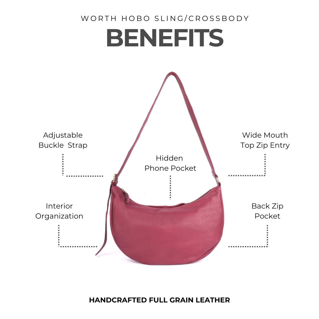 Worth Leather Sling Bag - Image 7