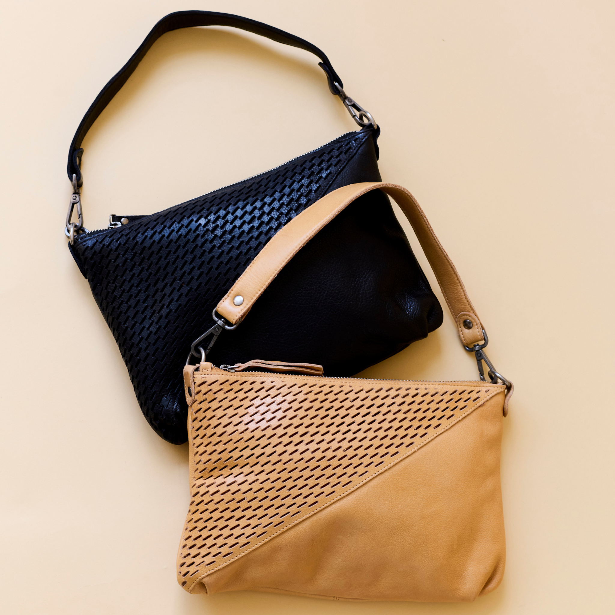 Stevie Laser Leather Crossbody Bag - Image 11