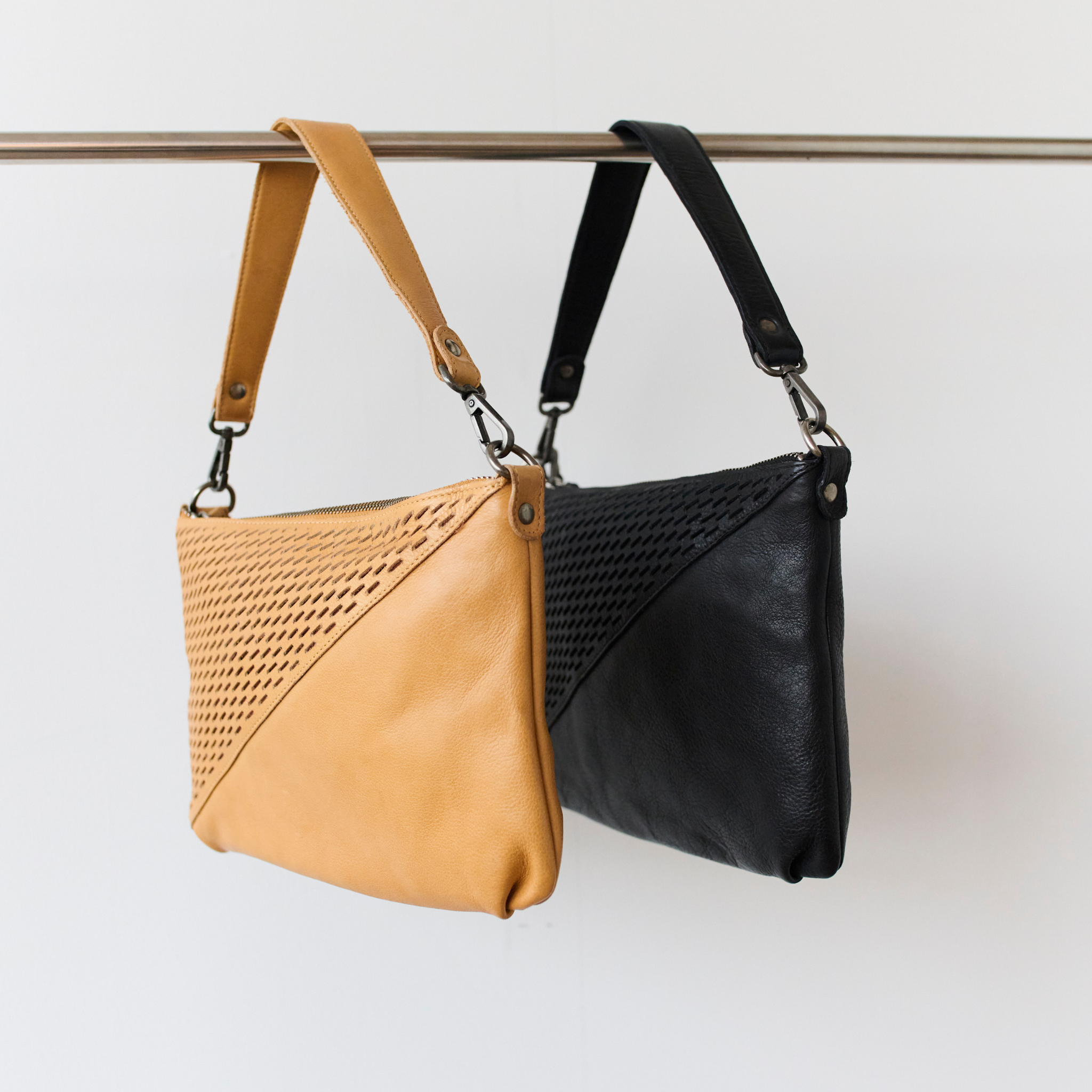 Stevie Laser Leather Crossbody Bag - Image 10